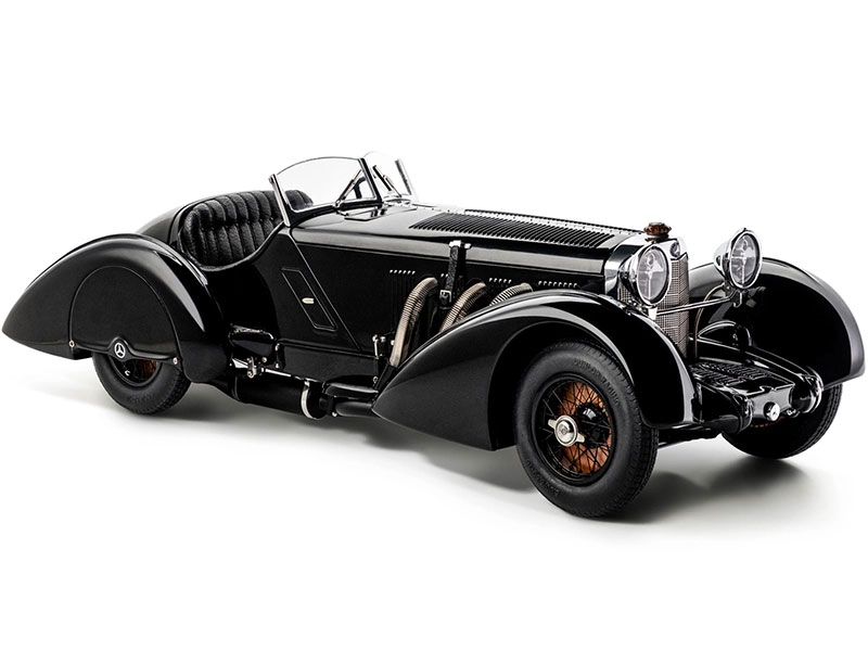 1932 Mercedes Benz SSK Trossi The Black Prince 1/18 Diecast Model Car By CMC