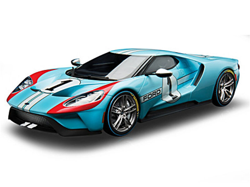 1:18-Scale 2020 Ford GT #1 Heritage Edition Sculpture