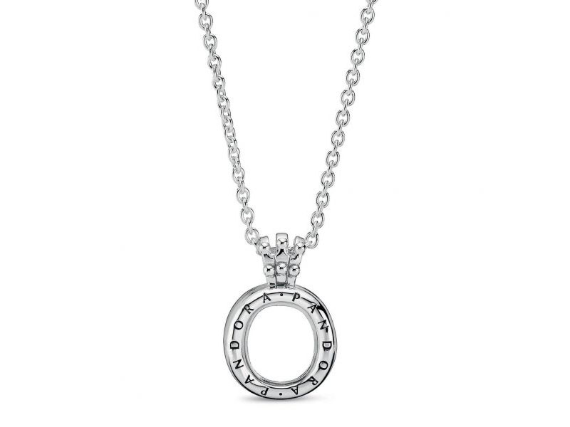 Pandora Lockets Crown O Necklace For Women