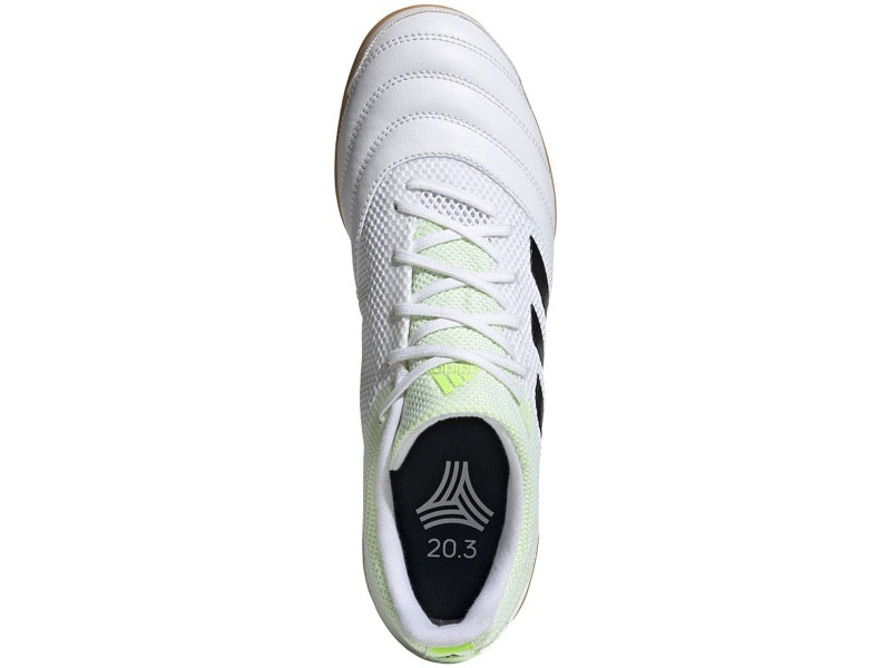 Adidas Copa 20.3 White Black Green IN Sala Indoor Soccer Shoes