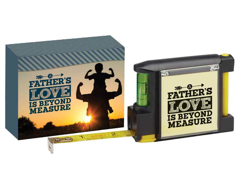 A Father's Love Is Beyond Measure Deluxe Tape Measure With Gift Box