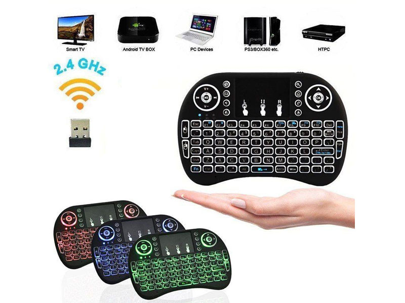 Mini Rii i8 Wireless Keyboard Mouse Touchpad and Remote Control