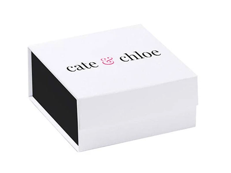 Cate & Chloe Women's Ezra 18k White Gold Infinity Plated Tennis Bracelet
