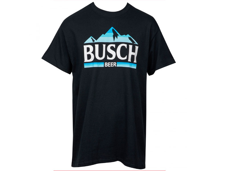 Busch Beer Blue Mountains Logo T-Shirt For Men