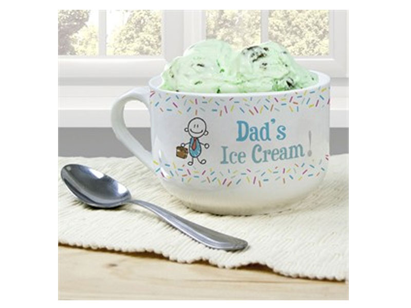 Personalized Ice Cream Bowl For Dad