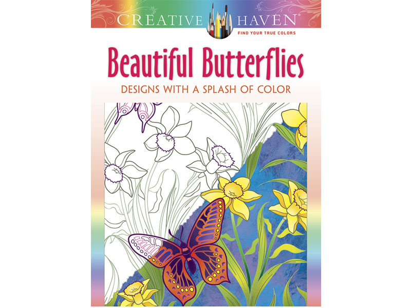 Creative Haven Beautiful Butterflies Designs With a Splash Of Color