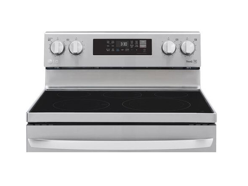 LG 30 Inch Smart Freestanding Electric Range with 5 Elements Smoothtop Cooktop