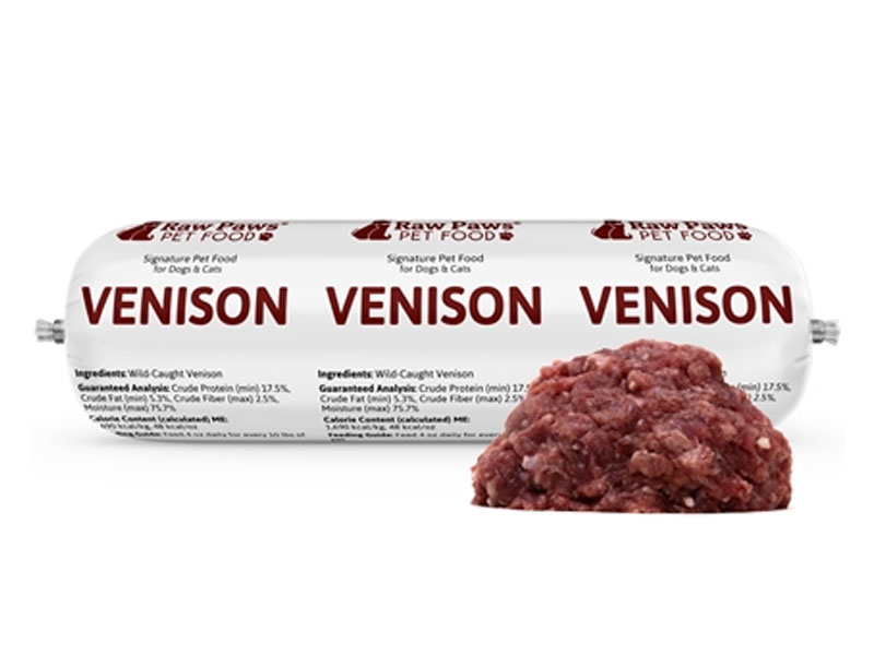 Signature Wild-Caught Ground Venison for Dogs & Cats 3 lbs