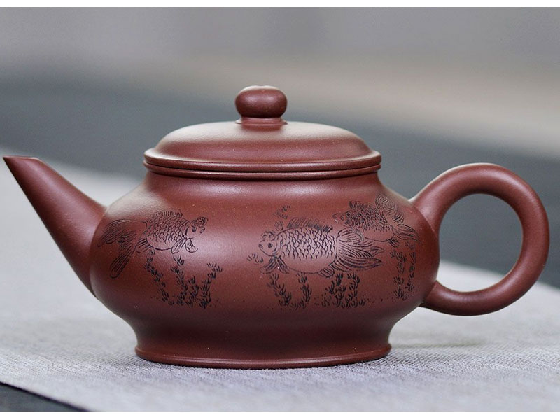 Handmade Jin Yu Man Tang Yixing Zisha Teapot