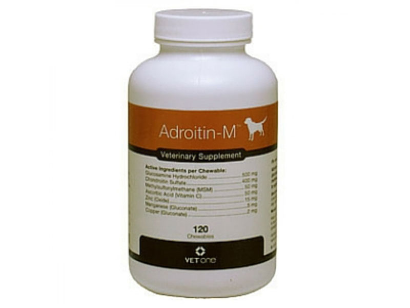 Adroitin M Chewable Tablets For Dogs 120 Chew Tabs