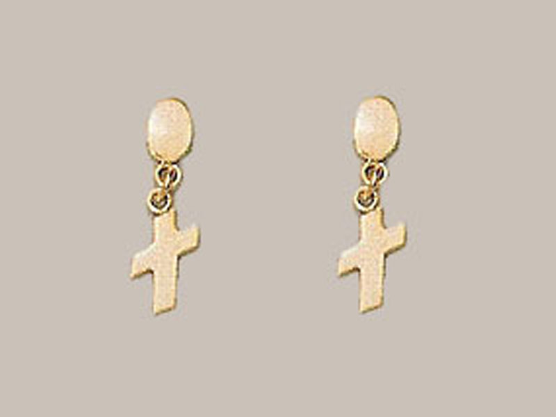 Women's Dangling Cross Earrings