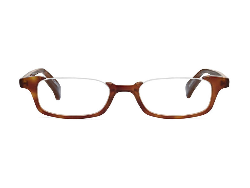 Rectangle Half Rim Readers Eyeglasses For Men And Women
