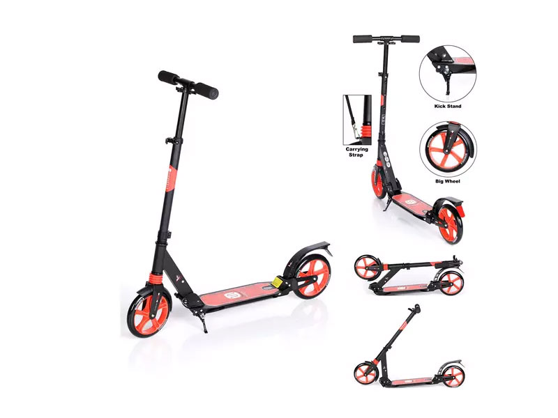 Adjustable & Foldable Kick Scooter For Big Kids or Adults From MiaWheels