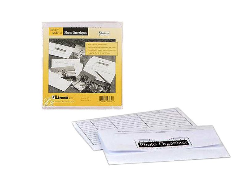 Lineco Infinity Photo File Envelopes 25 Pack
