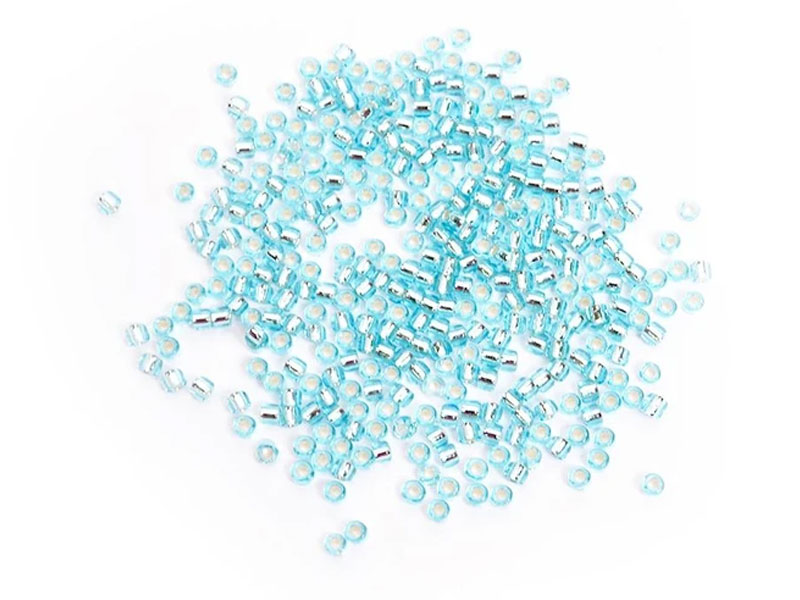 6/0 Frosty Blue Seed Bead Mix