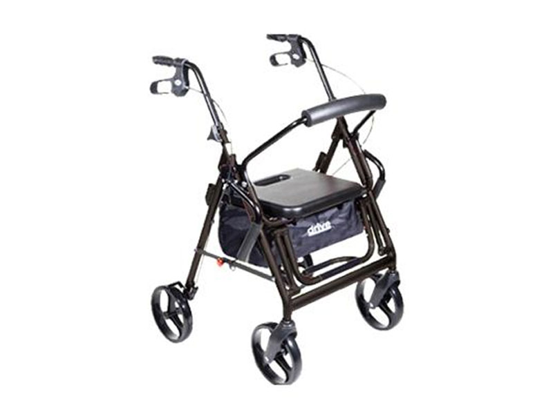 Drive Medical Drive Duet Transport Chair And Rollator