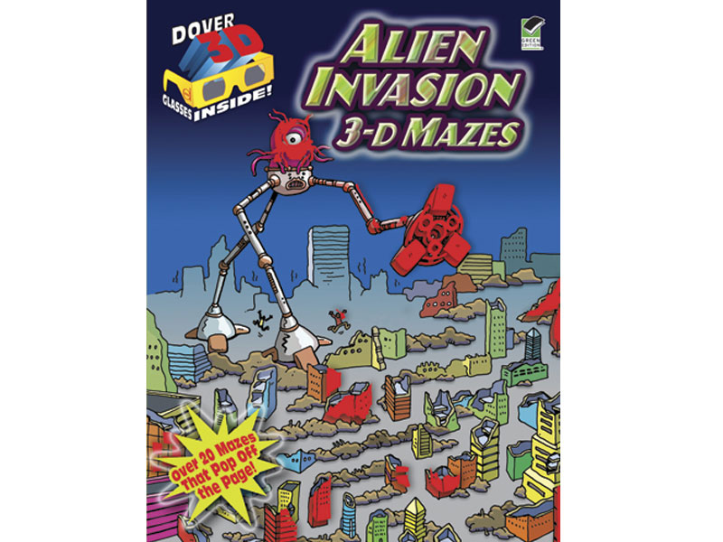 3-D Mazes Alien Invasion
