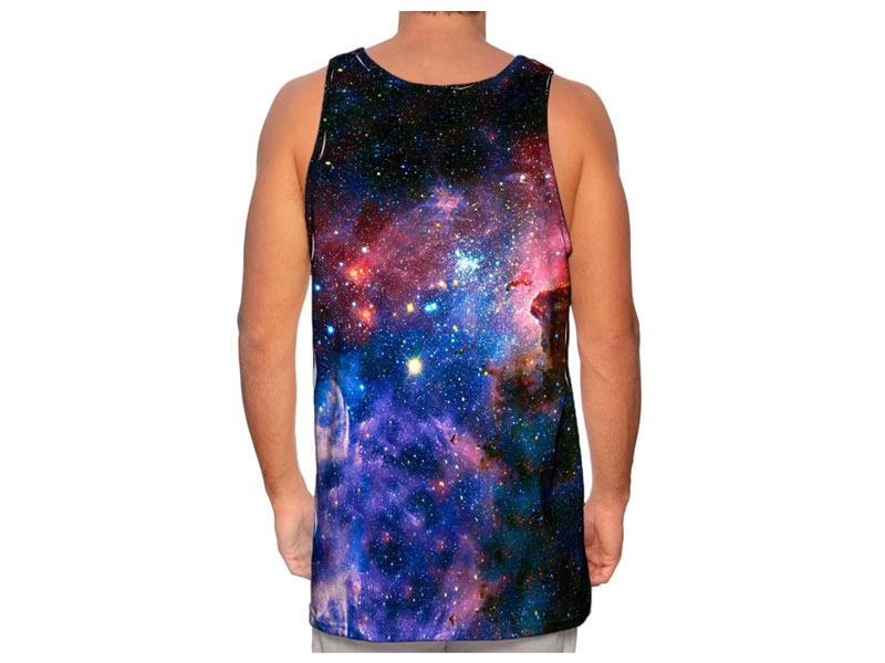Men's Carina Nebula Space Galaxy Tank Top