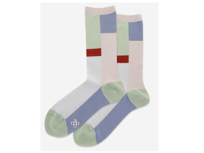 Hotsox Women's Color Block Stripe Socks