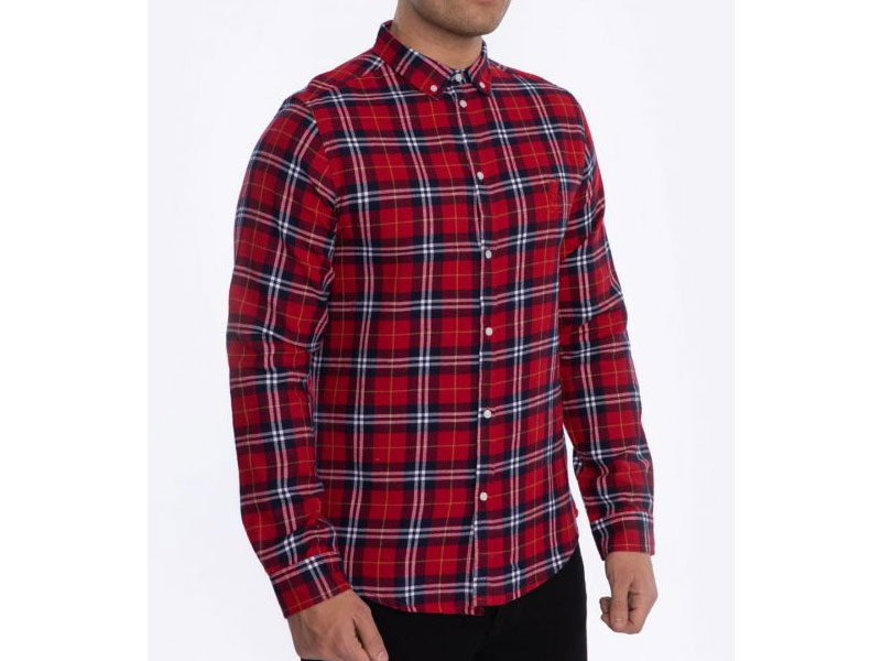 LFC Men's Red Check Shirt