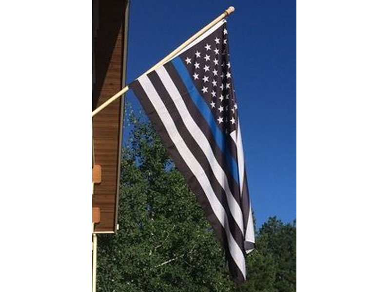 Lightweight Printed Thin Blue Line US Flag