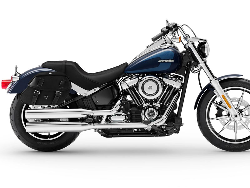 Viking Odin Medium Motorcycle Saddlebags For Harley Softail Low Rider
