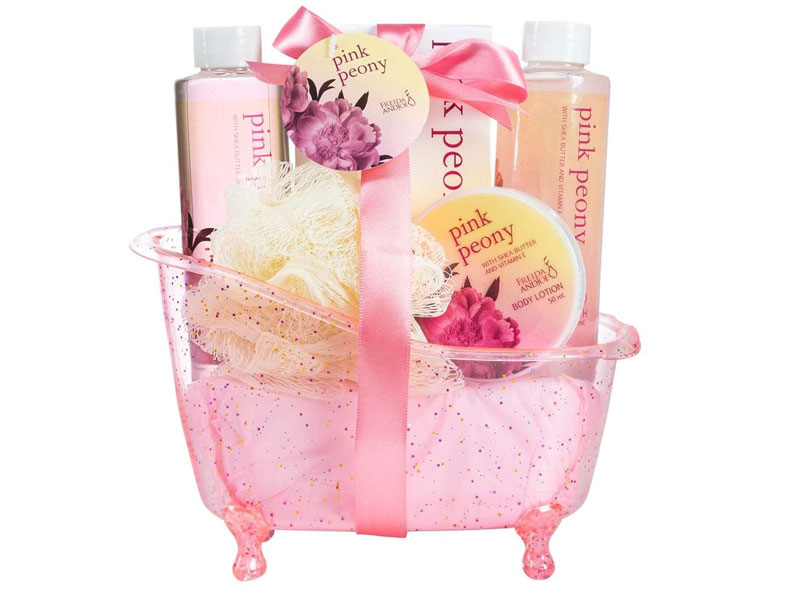 Spa Tub Gift Set Pink Peony