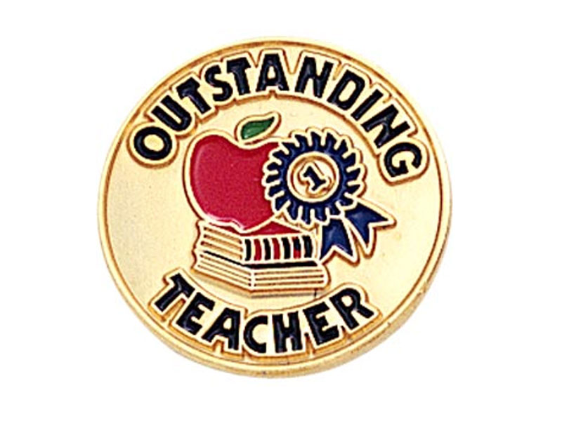 Outstanding Teacher Lapel Pin