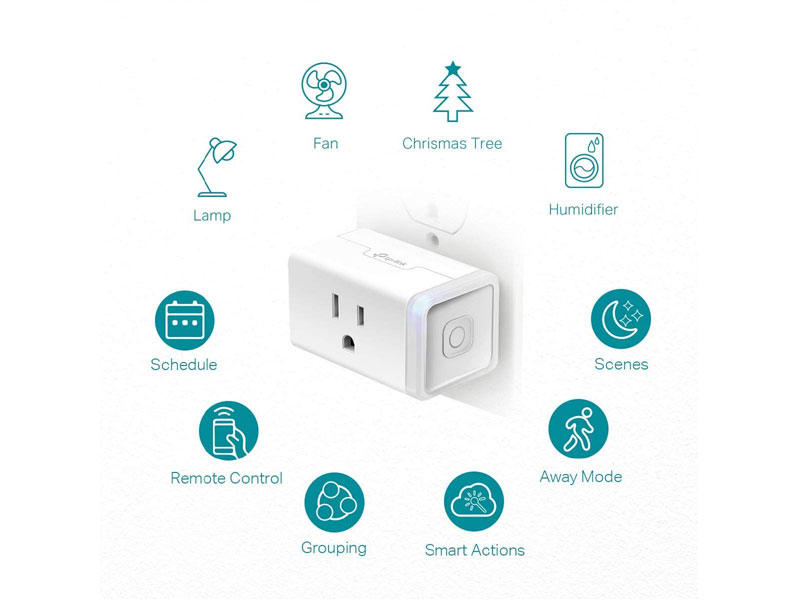 Kasa Smart Plug HS103P4 Smart Home Wi-Fi Outlet Works