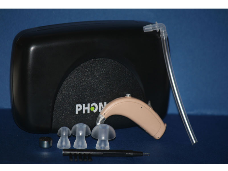 Phonak Quest 5 SP Programmed Hearing Loss UIn Black Strong Digital Hearing Aid