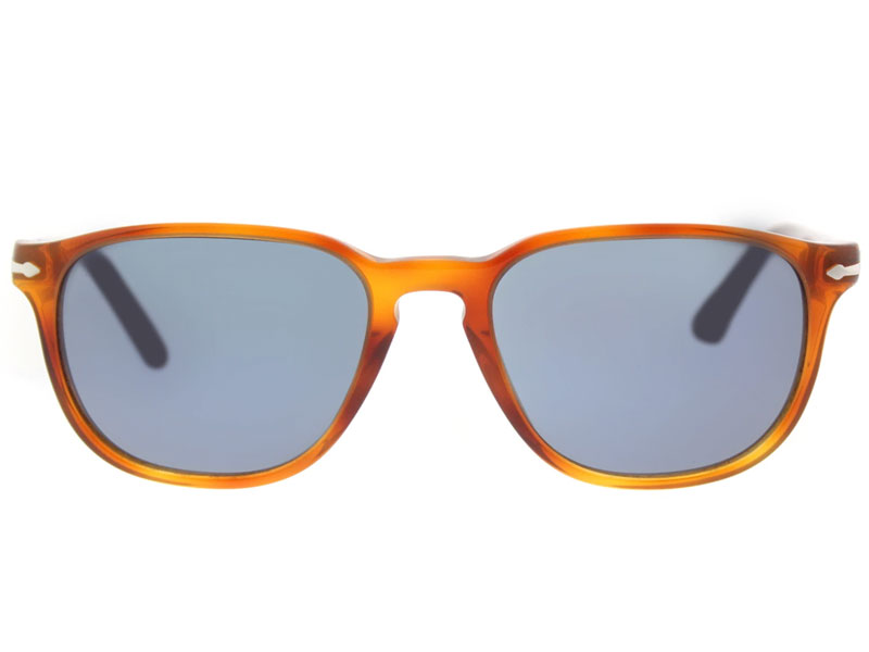 Persol PO 3019 96/56 Square Plastic Brown Sunglasses For Men And Women