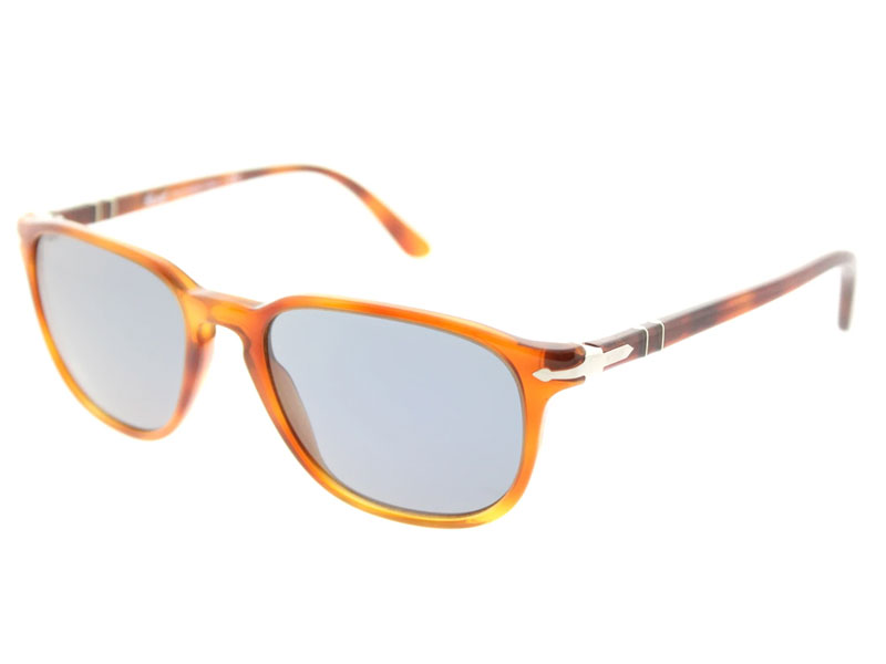 Persol PO 3019 96/56 Square Plastic Brown Sunglasses For Men And Women