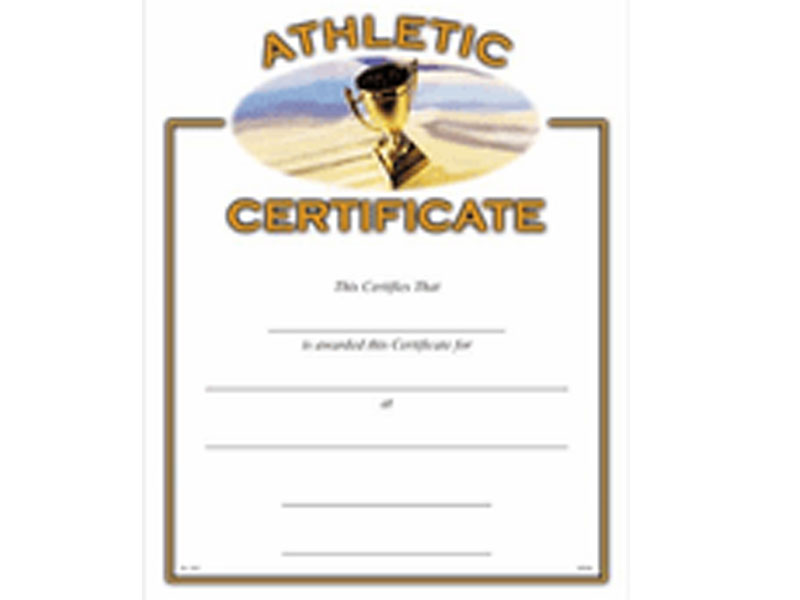 General Athletic Certificate