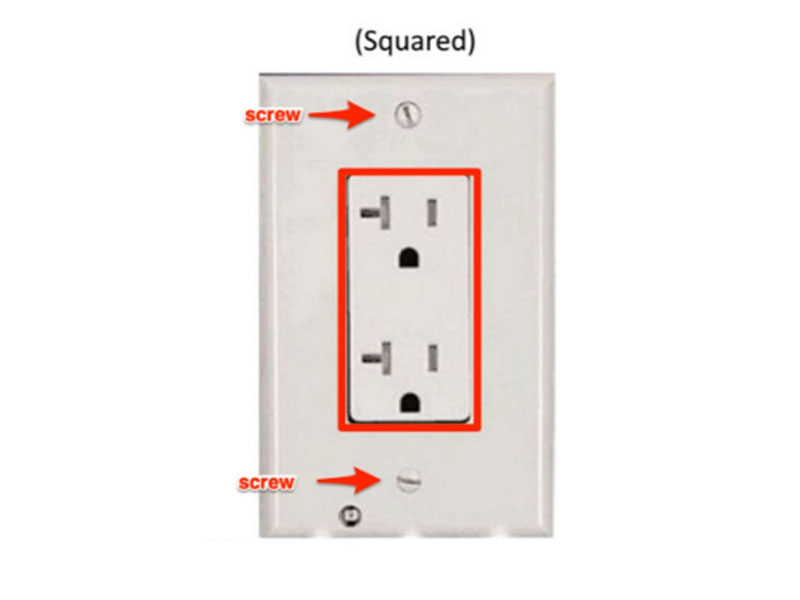 5 Pack Outlet Cover With Built In LED Night Lights