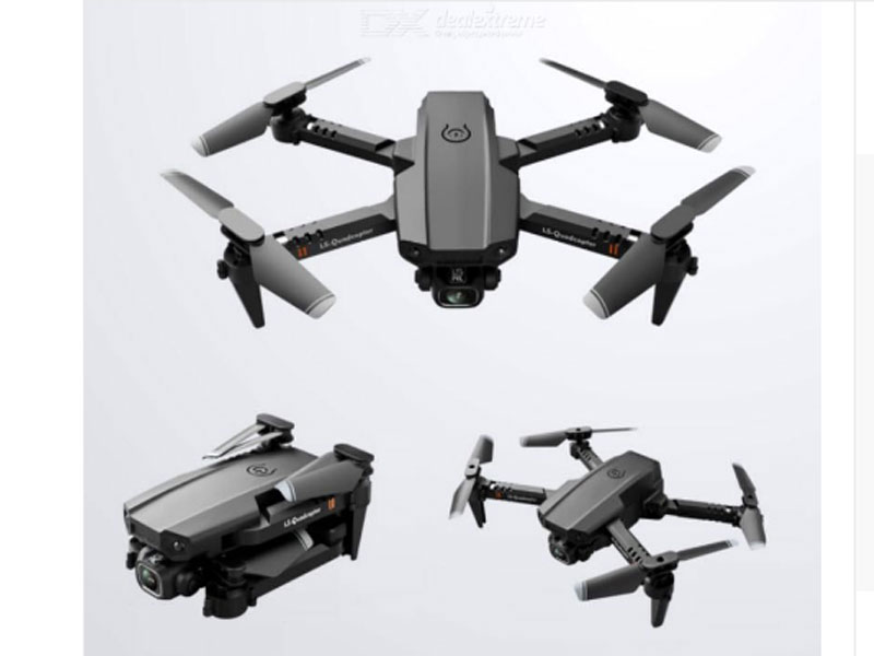 LSRC Mini Drone 4K HD Dual Camera WiFi Fpv Air Pressure Hold Foldable Quadcopter
