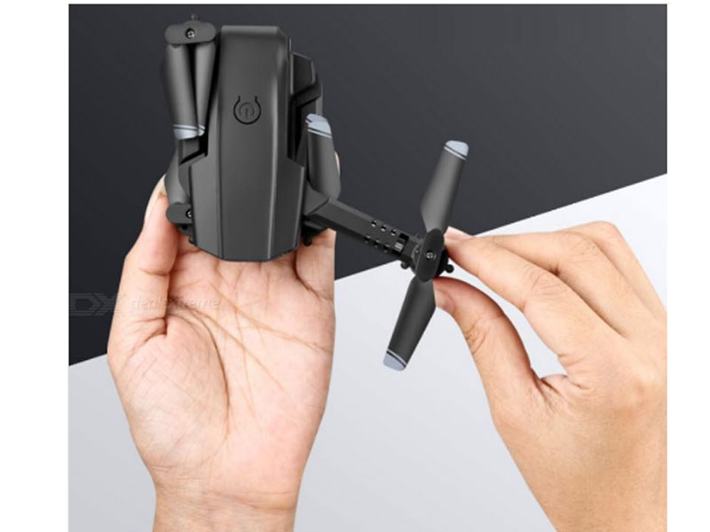 LSRC Mini Drone 4K HD Dual Camera WiFi Fpv Air Pressure Hold Foldable Quadcopter