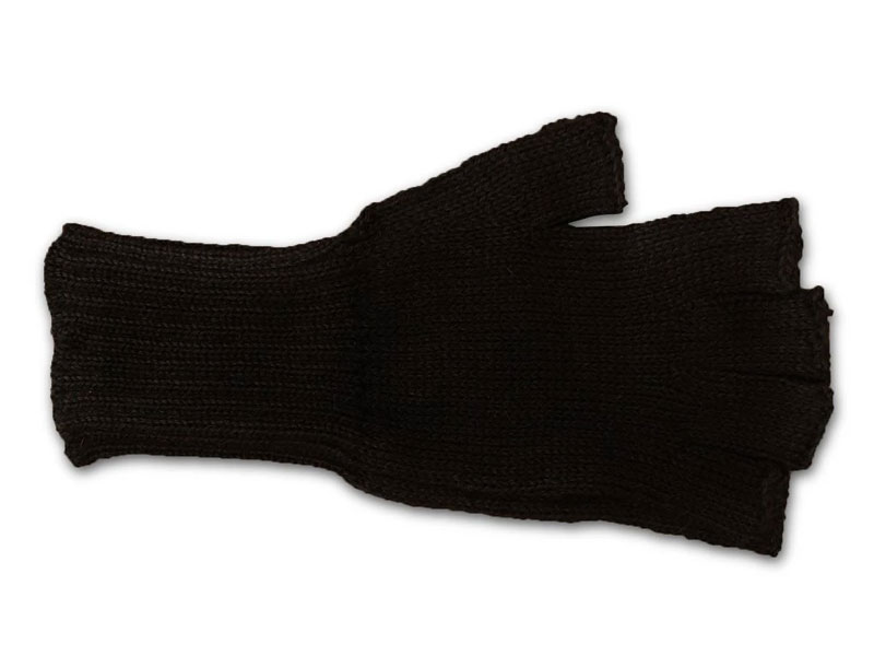 Colorful 100% Alpaca Fingerless Knit Alpaca Gloves