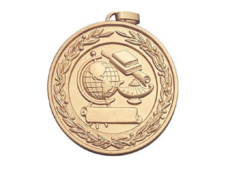 Scholastic Subject Medal with Front Imprint