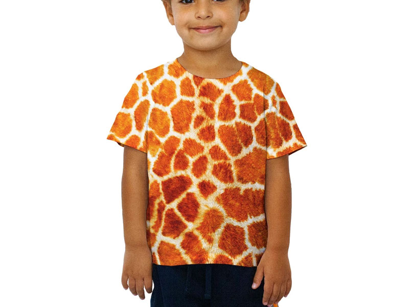 Kid's Giraffe Skin Kids T-Shirt