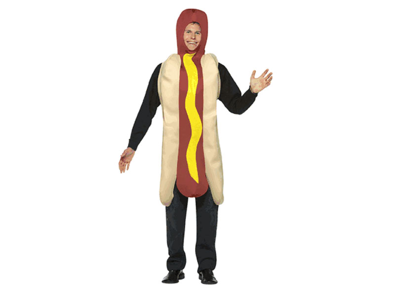 Adult Hotdog Costume Lightweight