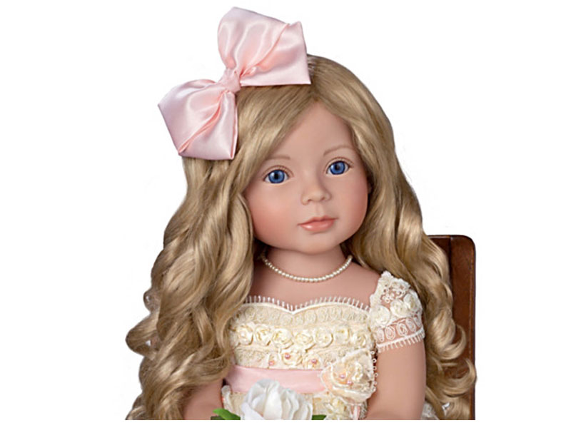 Pearls Lace And Grace Lifelike Child Doll
