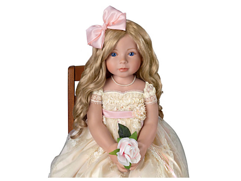 Pearls Lace And Grace Lifelike Child Doll