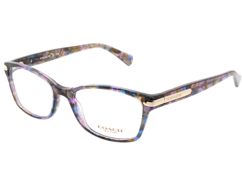 Coach HC 6065 5288 Rectangle Plastic Purple Eyeglasses For Women