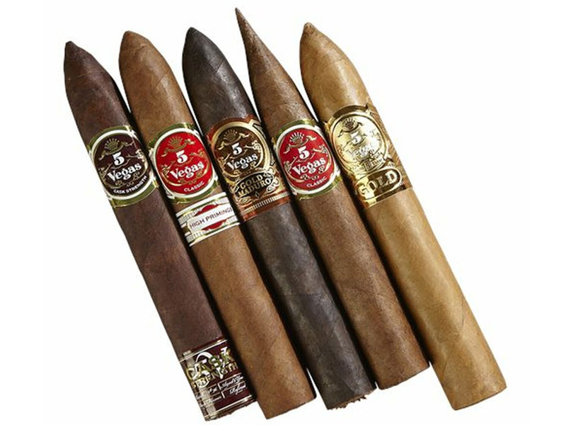 5 Vegas 5 Cigars Torpedo Collection Sampler