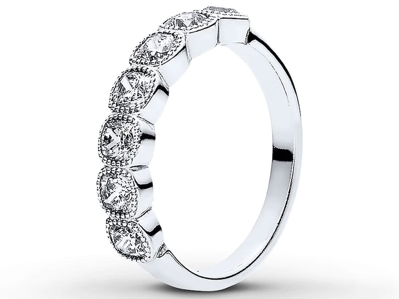 Women's Jared Pandora Ring Alluring Cushion Sterling Silver