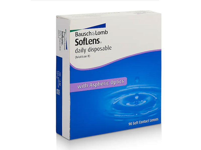 Bausch & Lomb SofLens Daily Disposable 90 pack Contact Lens