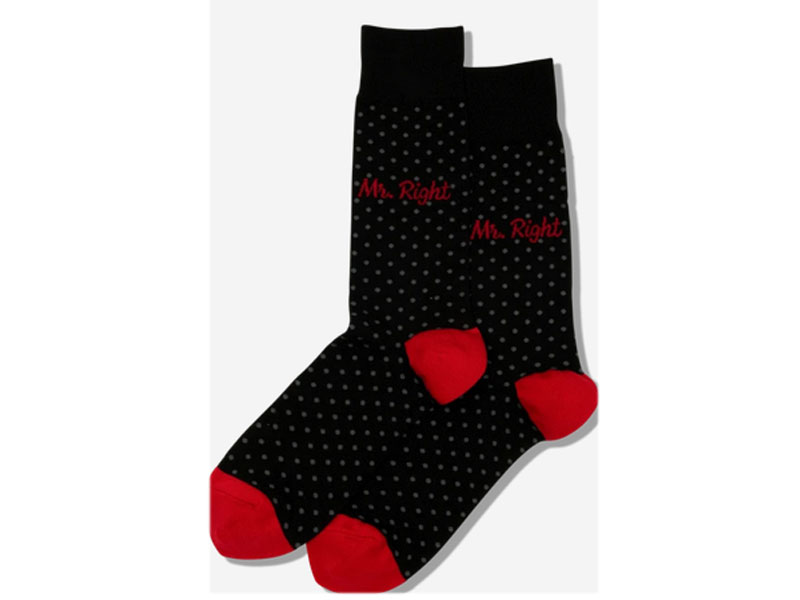 Hotsox Men's and Women's 4-Pack Wedding Socks Gift Box