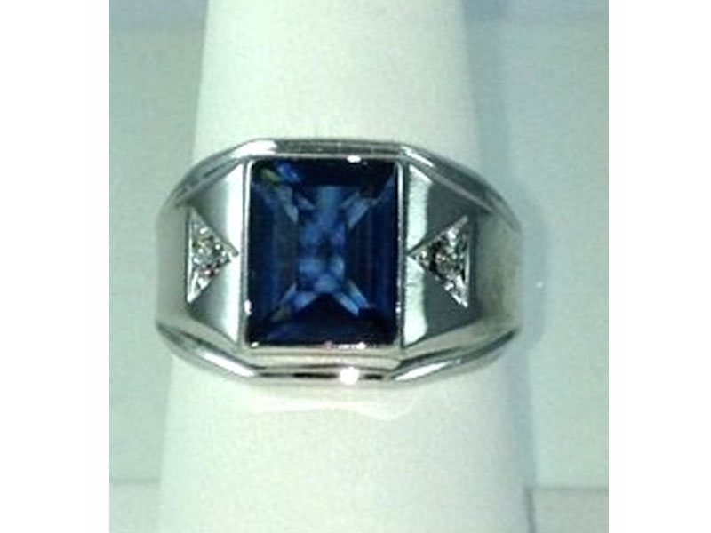 Men's Dr187 Sapphire Ring