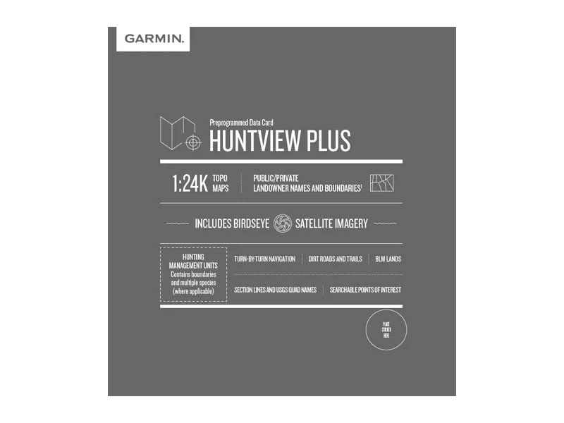 Garmin HuntView Plus Maps