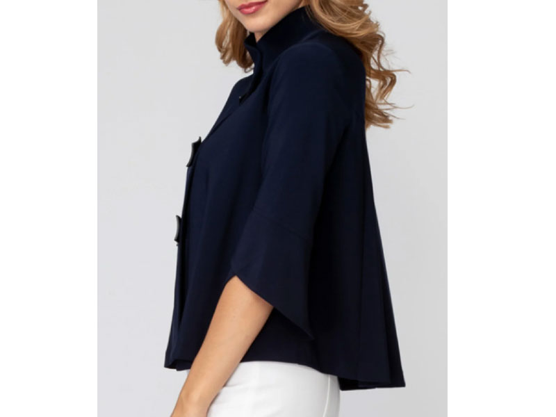 Women's Elegant Stand Collar 3/4 Sleeve Blouses And Shirts